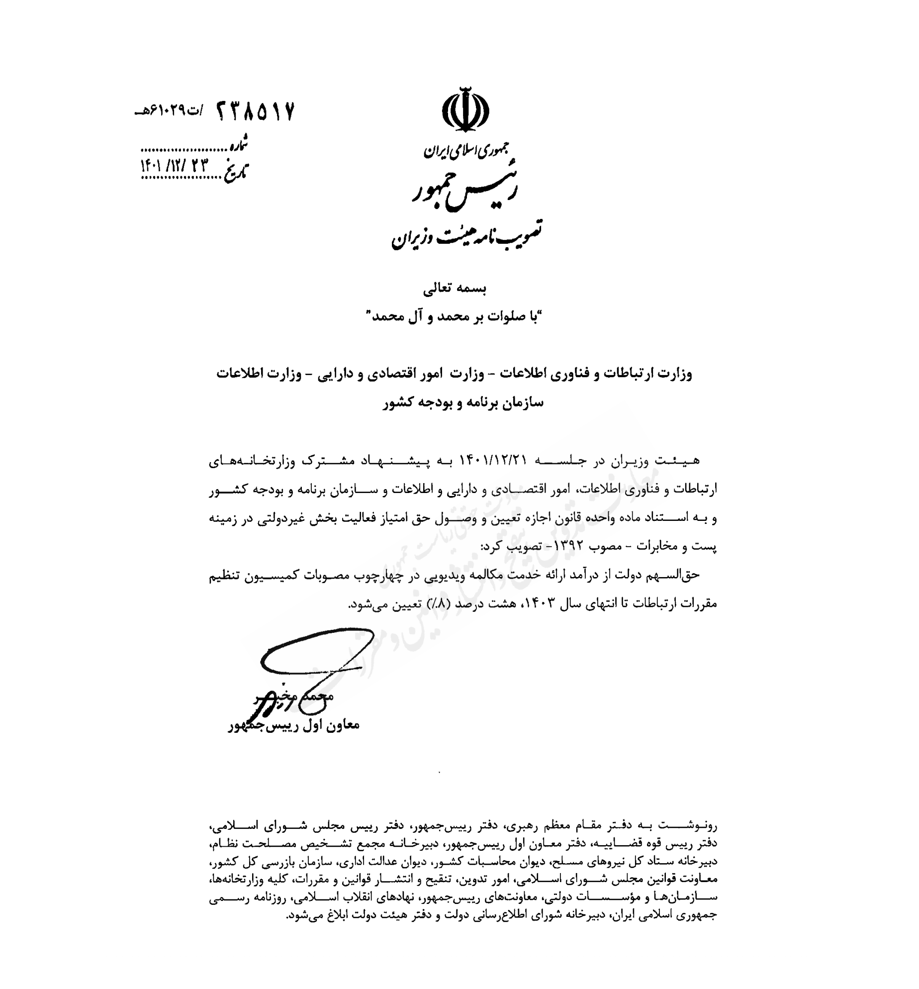 تبدیل فن‌آوری ممنوعه به منبع درآمد؛ دولت از خدمات مکالمات ویدیویی اپراتورها سهم می‌گیرد