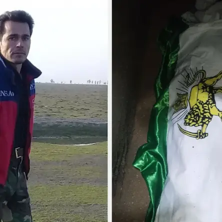 آخرین وصیت یک معترض: مرا پیچیده در پرچم شیر و خورشید دفن کنید