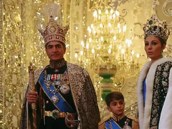 Iran's former Shah and Queen with their son, Prince Reza Pahlavi
