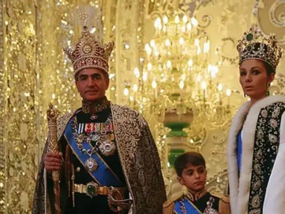 Iran's former Shah and Queen with their son, Prince Reza Pahlavi