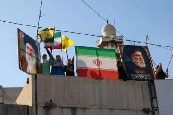 People celebrate what they say is Iran's victory, after US President Donald Trump announced a ceasefire between Israel and Iran, in Beirut, Lebanon June 25, 2025.