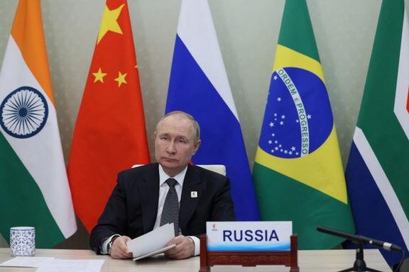 Putin in BRICS summit on June 23. 2022