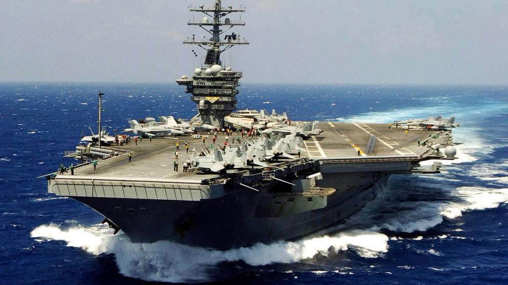 USS Eisenhower aircraft carrier