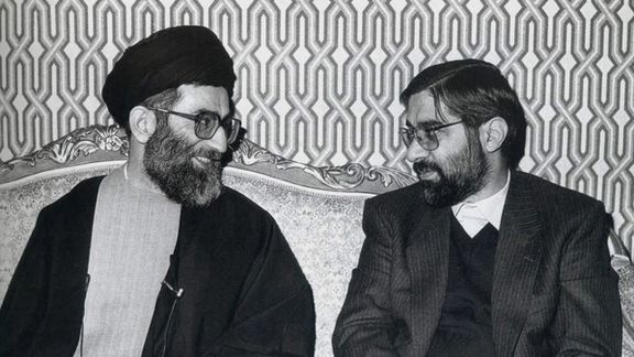 Iran's Supreme Leader Ali Khamenei (left) and dissident figure Mir Hossein Mousavi