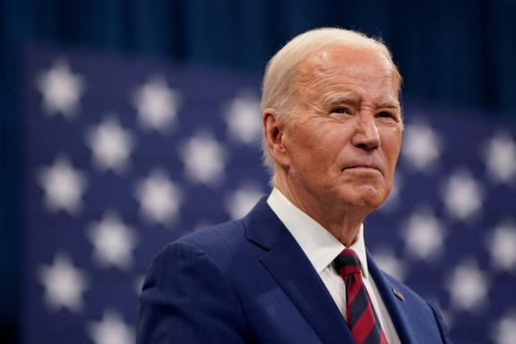 US President Joe Biden looks on during his visit at the Chavis Community Center in Raleigh, North Carolina, U.S., March 26, 2024.