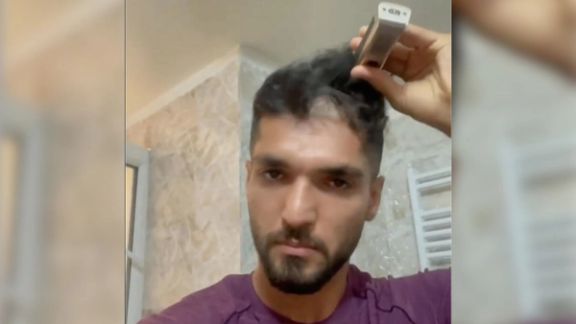 اسناد گروه هکری «عدالت علی»؛ محاکمه زبیر نیکنفس بهدلیل تراشیدنمو در اعتراض به مرگ مهسا