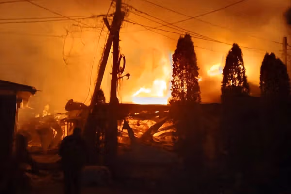 روسیه اوکراین را به کشتن ۲۴ نفر در حمله پهپادی در شب سال نو متهم کرد