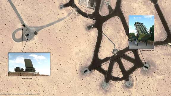 Tactical Report's image of Israeli Barak air defense system appears in UAE