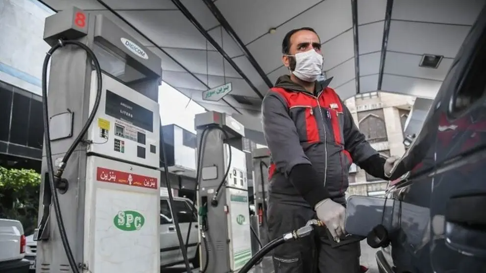 A gas station in Iran