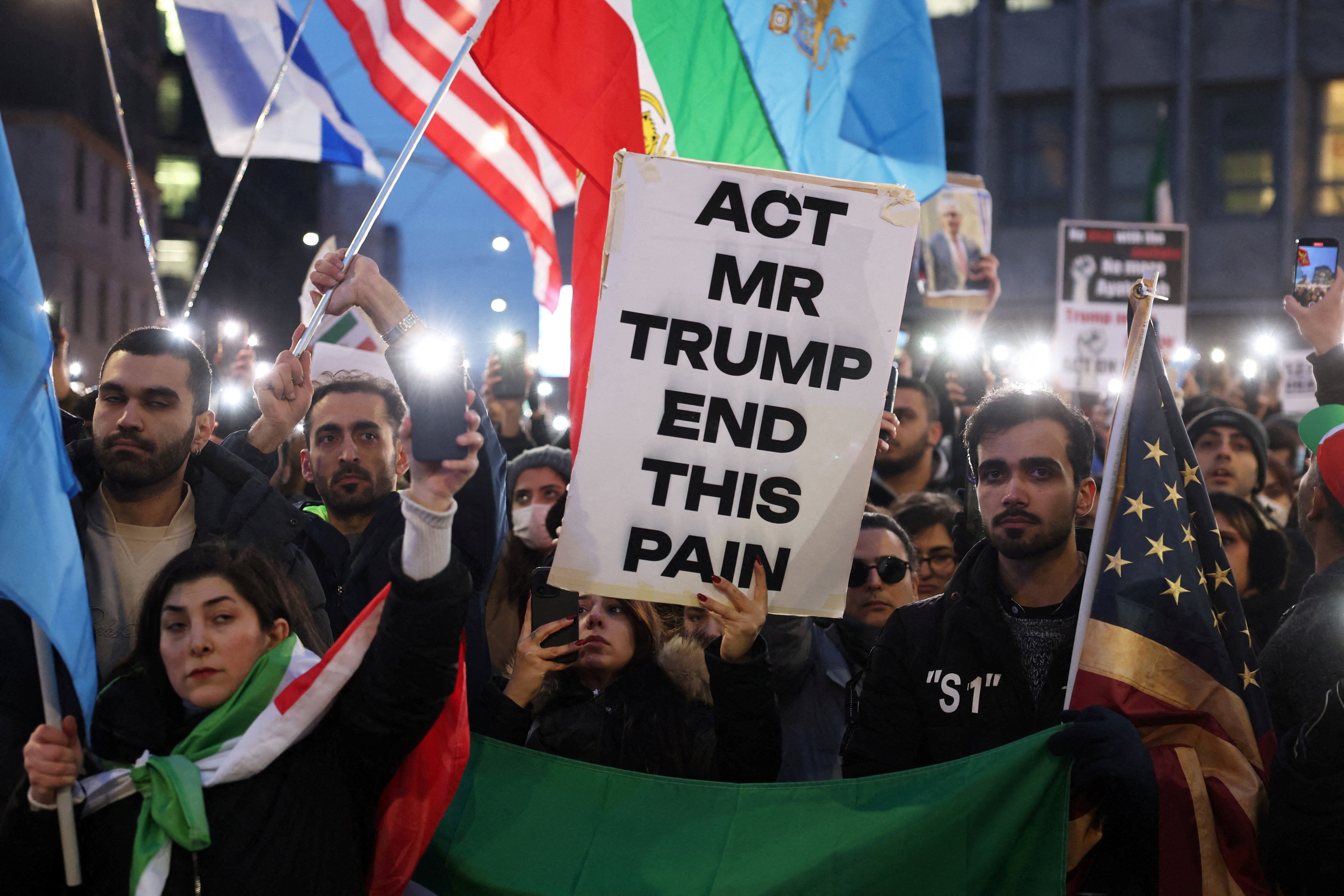 Trump tells Iranians 'help is on its way' as protest deaths surge to 12,000