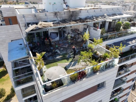 پهپاد پرتاب شده از یمن به ساختمانی در اسرائیل اصابت کرد