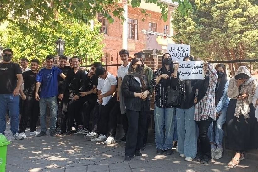 Students protest exam schedule, demand postponement of final tests