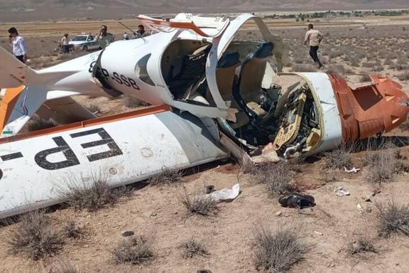 در پی سقوط یک هواپیمای آموزشی در شهرستان گرمه خراسان شمالی، دو سرنشین آن کشته شدند