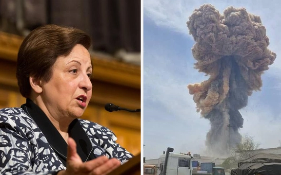 شیرین عبادی: تصاویر انفجار بندرعباس، یادآور انفجار انبار مهمات در لبنان است