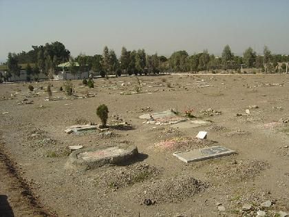 A view from Khavaran cemetery in the capital Tehran