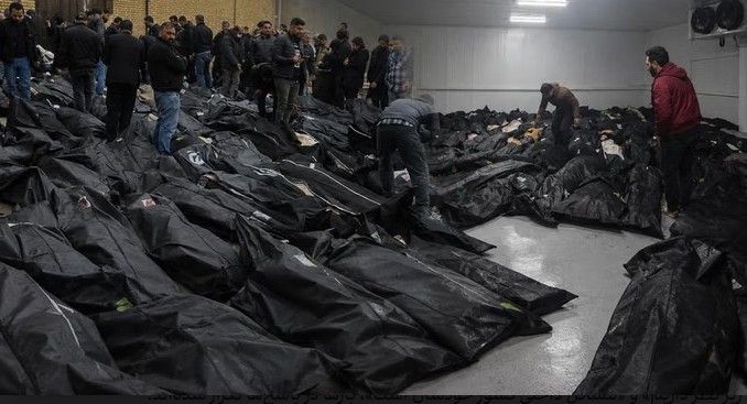 Bodies of victims killed in Iran’s January protests – Kahrizak, Iran.