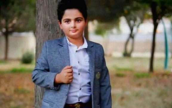 Kian Pirfalak, a nine-year-old boy who was killed in the city of Izeh in Khuzestan province (undated)