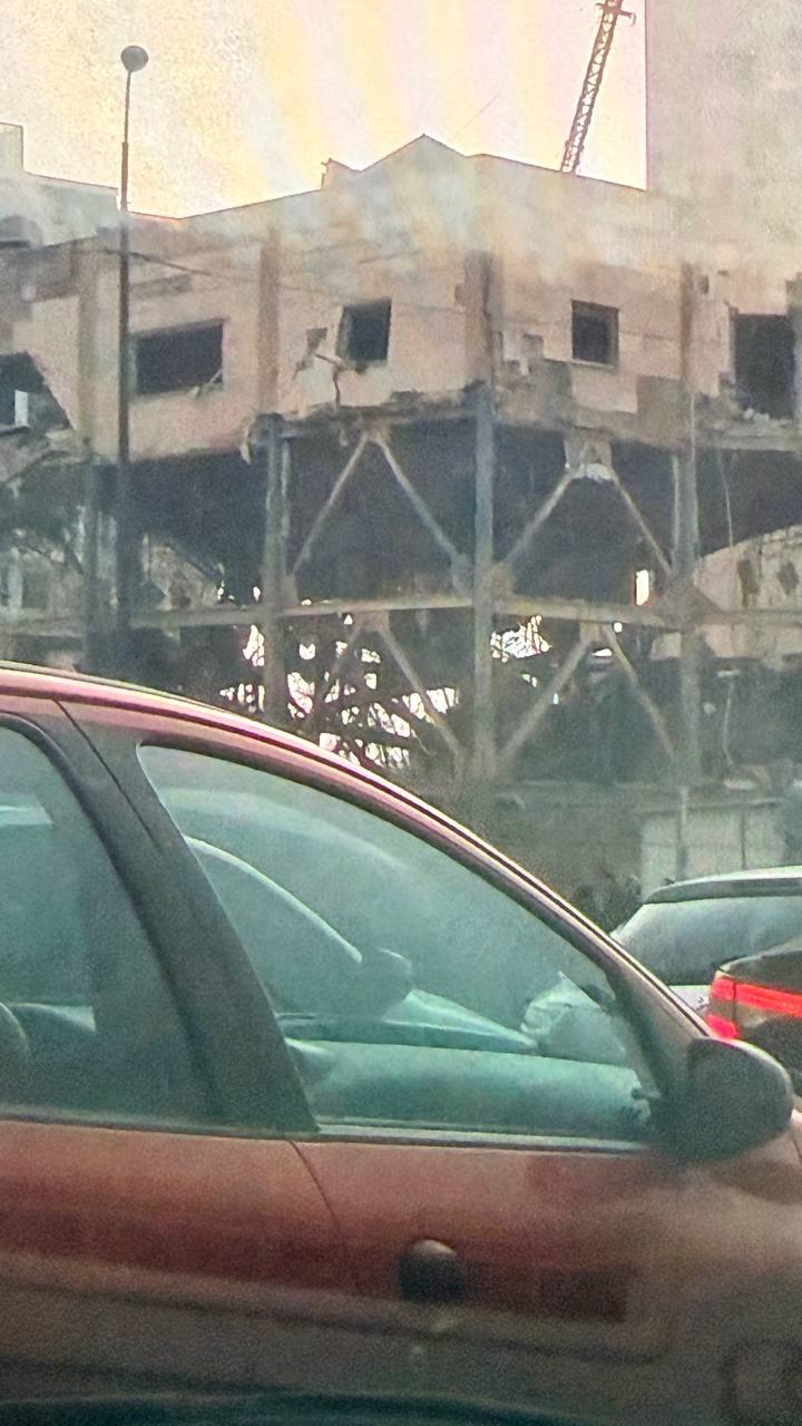 ویرانه کلانتری نیاوران تهران در پی حمله اسرائیل