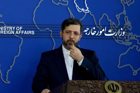 Iranian foreign ministry spokesman Saeed Khatibzadeh.