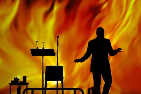 Vocalist Alireza Ghorbani in his My Iran tour, Tehran, Iran, August 26, 2025