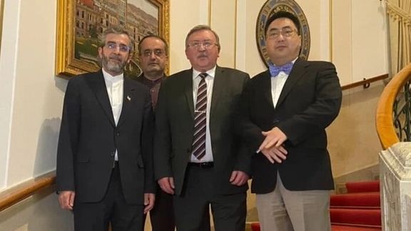 Ali Bagheri and Mikhail Ulaynov meeting in Vienna in late December.