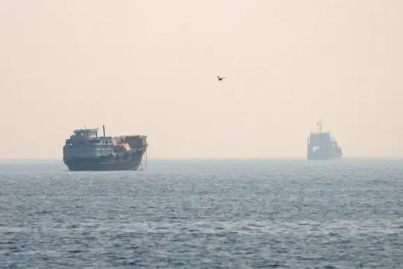 Vessels at the Strait of Hormuz, as seen from Musandam, Oman, July 8, 2026. REUTERS