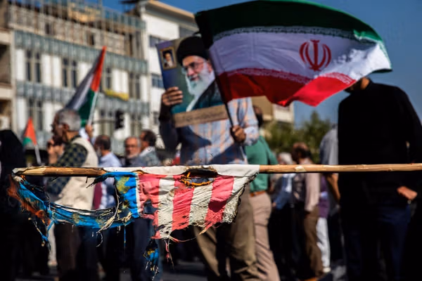 'America Is Gone': Tehran hardliners rally behind Khamenei, reject US talks