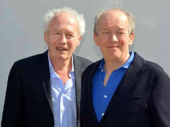 Luc (right) and Jean-Pierre Dardenne at the 2015 Cannes Film Festival