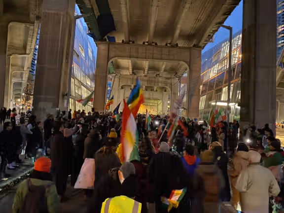 Iranian protesters in Canada’s Vancouver