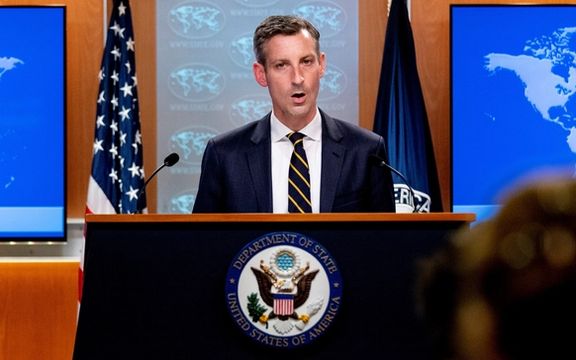 وزارت خارجه آمریکا: بر عوامل سرکوب وحشیانه معترضان ایران هزینههای بیشتری اعمال میکنیم