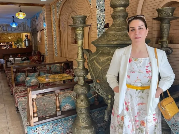 Nasrin Roshan, a British-Iranian citizen, imprisoned in Iran
