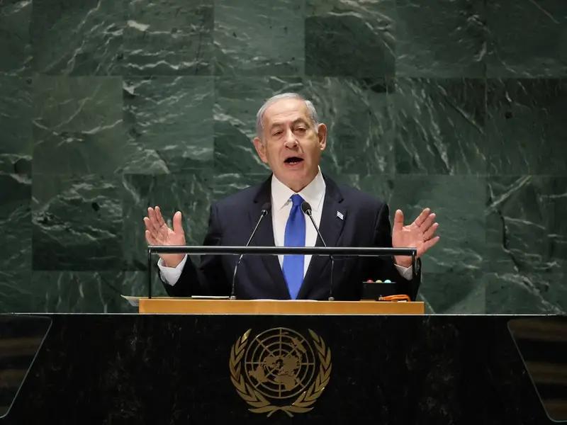 نتنياهو في الأمم المتحدة ينتقد "تغاضي المجتمع الدولي عن جرائم النظام الإيراني"
