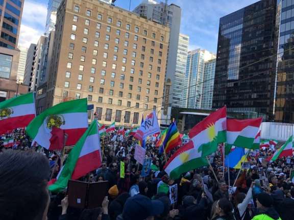 Iranian rallied in Vancouver and other cities in Canada on November 5, 2022
