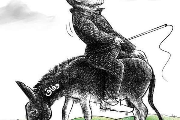 "حمار الوفاق" يورّط رسّام كاريكاتير الإيراني في تهمة السخرية من الرئيس