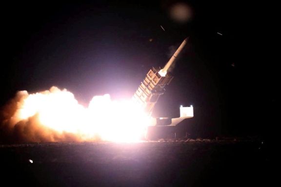 An Iranian missile launch during military drills in February 2023