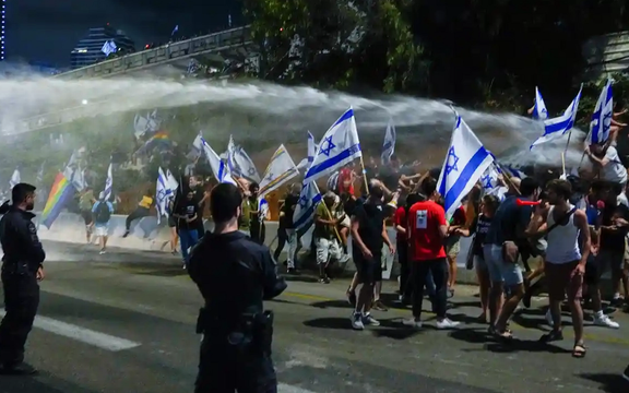 معترضان به تغییرات قضایی در اسرائیل یکی از گستردهترین تجمعهای سراسری خود را برگزار کردند