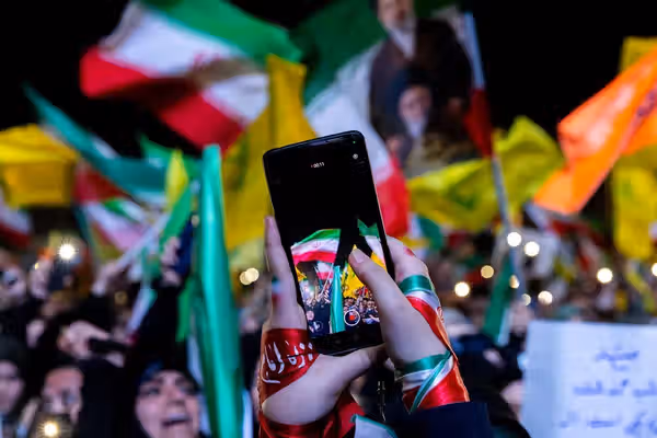Iran's postwar rallies become flashpoint in diplomacy debate