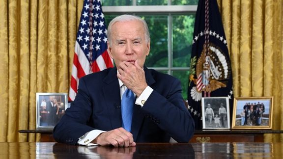 US President Joe Biden in the Oval Office of the White House in Washington, DC, June 2, 2023