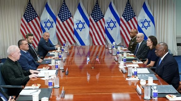 دیدار وزیران دفاع ایالات متحده و اسرائیل، واشینگتن، پنجم تیر