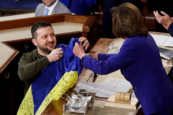 Zelenskiy Tells Congress Iran 'Partner' In Russia's 'Genocidal Policy'