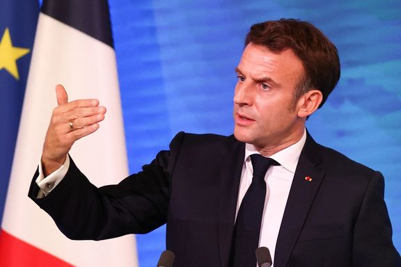 امانوئل مکرون، رییسجمهوری فرانسه: فرزندان ایران در حال انجام انقلاب هستند