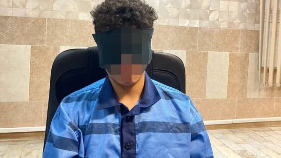 An image of Khaleghi’s murder suspect published by Iranian media