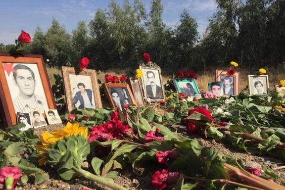 Some of the 1988 victims were buried in this separate, none public cemetery in Tehran.