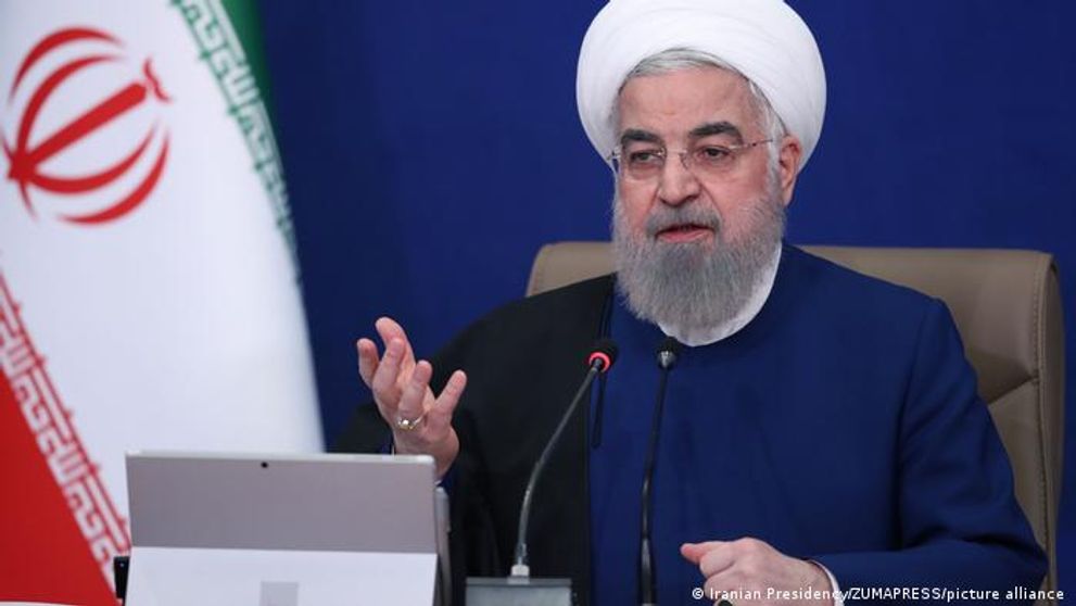 Former Iranian president Hassan Rouhani in December 2020