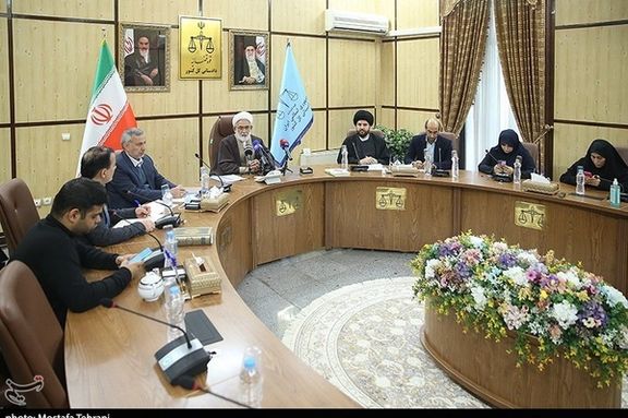 Islamic Republic’s prosecutor-general Mohammad Jafar Montazeri during a press conference on December 25, 2022