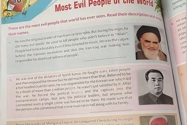 Indian Schoolbook Brands Khomeini As 'One Of World's Most Evil Men’