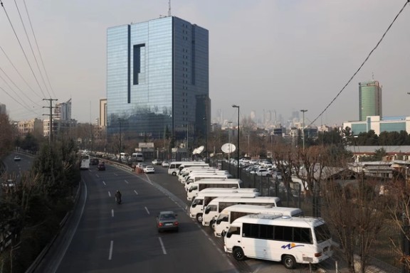 Iran Central Bank headquarters in Tehran