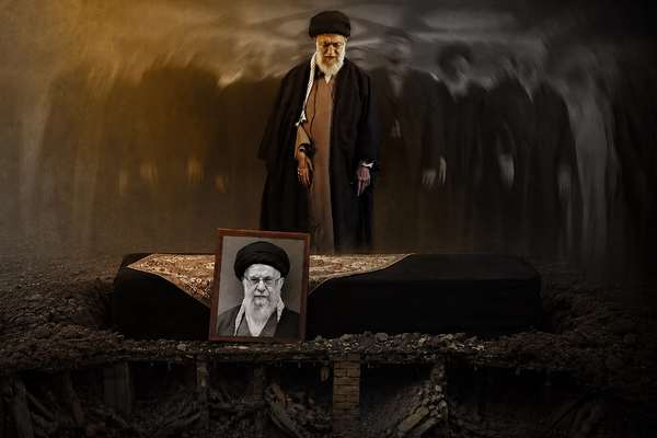 علی خامنهای؛ بلاگر نماز میت که جنازهاش ۱۰۰ روز بر زمین مانده است