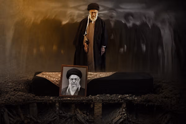علی خامنهای؛ بلاگر نماز میت که جنازهاش ۱۰۰ روز بر زمین مانده است