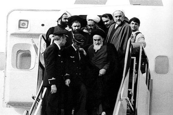 Khomeini arrived in Tehran from Paris on February 1, 1979